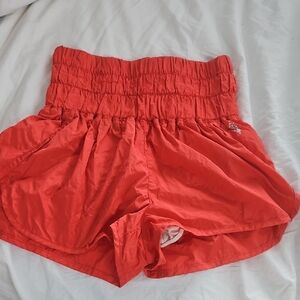 FP Movement by Free People Coral High-Waist Shorts